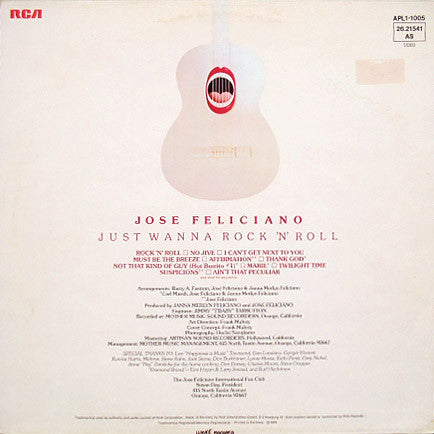 José Feliciano - Just Wanna Rock 'N' Roll