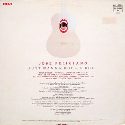 José Feliciano - Just Wanna Rock 'N' Roll