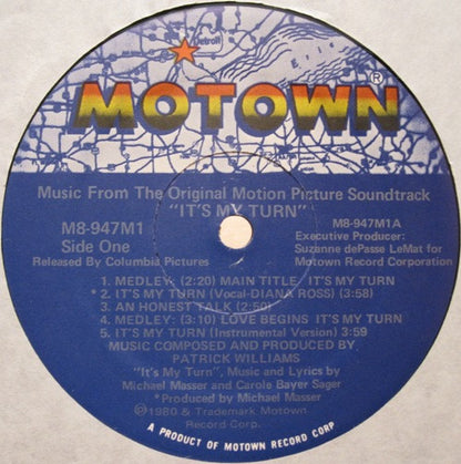 Various - Music From The Original Motion Picture Soundtrack "It's My Turn"