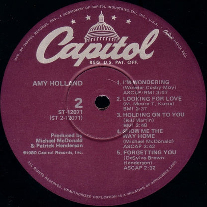 Amy Holland - Amy Holland