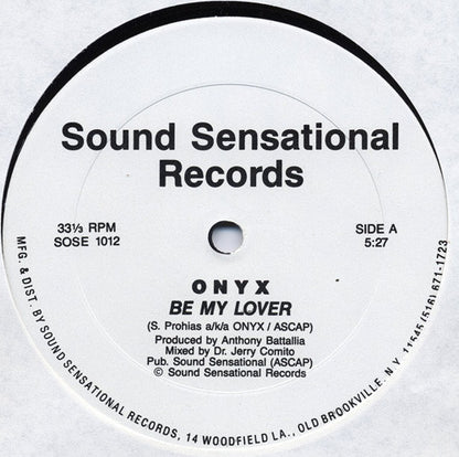 12" Single: Onyx - Be My Lover