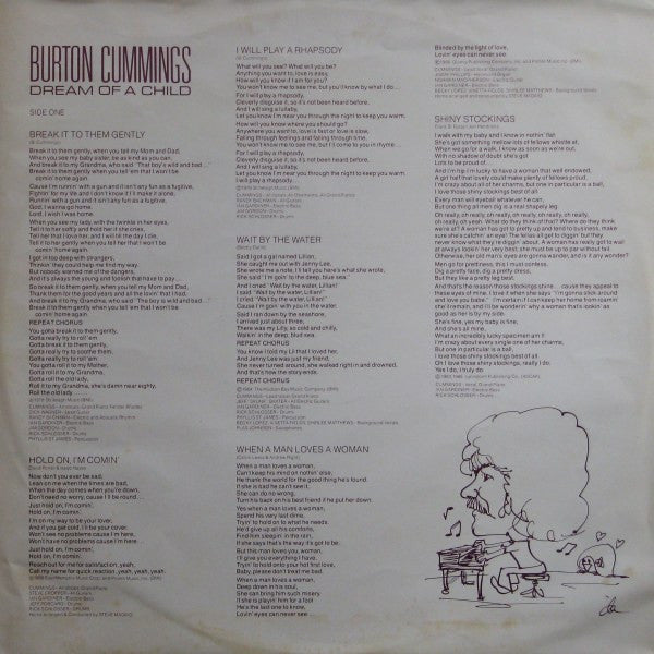 Burton Cummings - Dream Of A Child