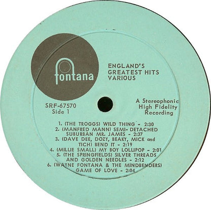 Various - England's Greatest Hits