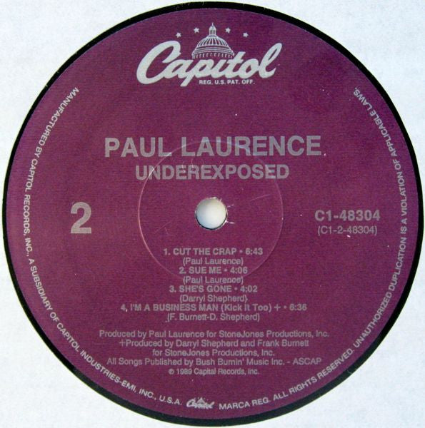 Paul Laurence - Underexposed