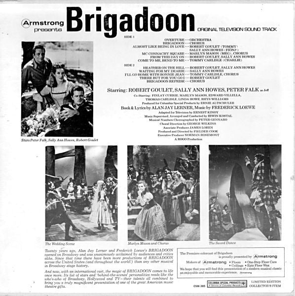 "Brigadoon" Original Television Cast - Brigadoon (Original Television Sound Track)