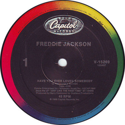 12" Single: Freddie Jackson - Have You Ever Loved Somebody