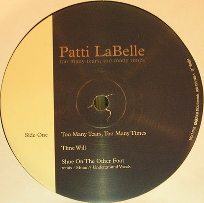 12" Single: Patti LaBelle - Too Many Tears, Too Many Times