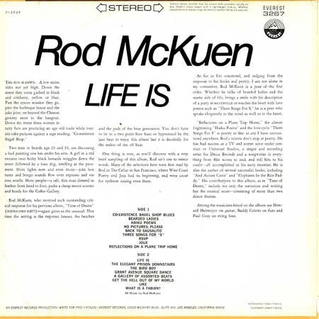SEALED: Rod McKuen - Life Is
