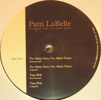 12" Single: Patti LaBelle - Too Many Tears, Too Many Times