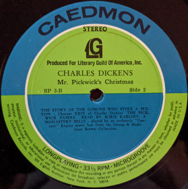 Charles Dickens, Dylan Thomas - Mr Pickwick's Christmas / A Child's Christmas In Wales