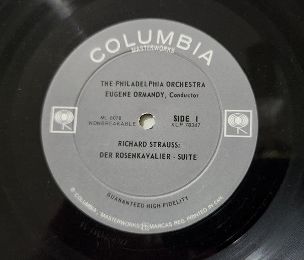 Richard Strauss, Eugene Ormandy, The Philadelphia Orchestra - Ormondy Conducts Strauss: Rosenkavalier Suite / Till Eulenspiegel / Salome's Dance