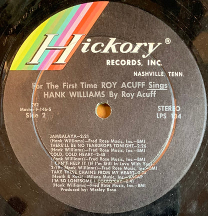 Roy Acuff - Roy Acuff Sings Hank Williams