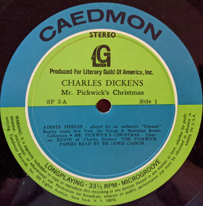 Charles Dickens, Dylan Thomas - Mr Pickwick's Christmas / A Child's Christmas In Wales