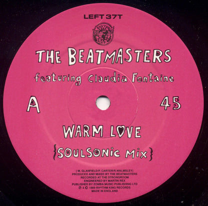 12" Single: The Beatmasters - Warm Love