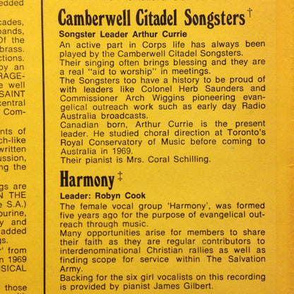 Camberwell Salvation Army Citadel Band, Camberwell Citadel Songsters, Camberwell Harmony Group - Joy And Devotion