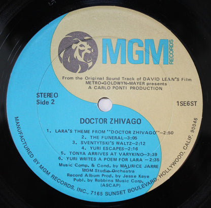 Maurice Jarre - Doctor Zhivago Original Soundtrack Album