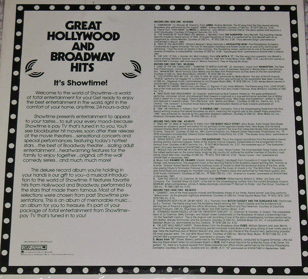 Various - Showtime: Great Hollywood And Broadway Hits