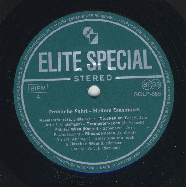 Various - Fröliche Fahrt - Heitere Blasmusik