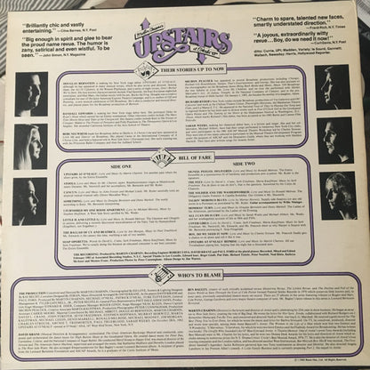 Martin Charnin, Ben Bagley, David Krane - Martin Charnin's Upstairs At O'Neals (The Original Cast Album)