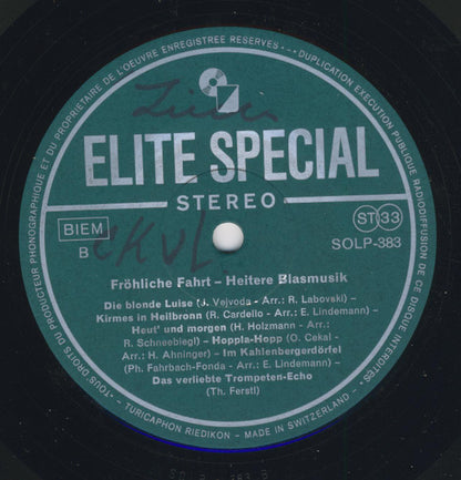 Various - Fröliche Fahrt - Heitere Blasmusik
