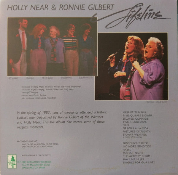 Holly Near, Ronnie Gilbert - Lifeline