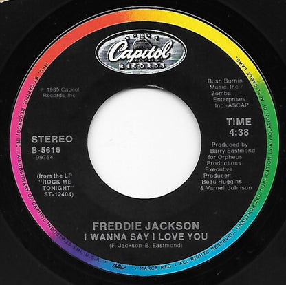 7" Single: Freddie Jackson - Tasty Love / I Wanna Say I Love You