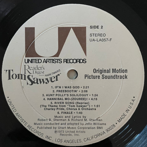 Richard M. Sherman, Robert B. Sherman, John Williams (4) - Tom Sawyer Original Motion Picture Soundtrack