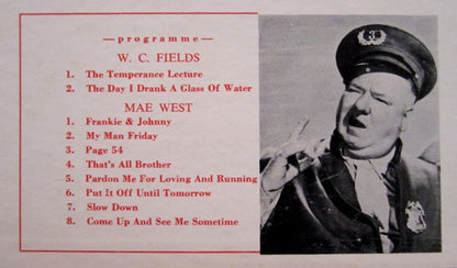 W.C. Fields, Mae West - W. C. Fields & Mae West