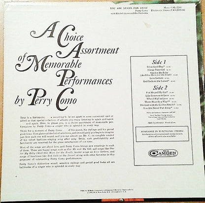 Perry Como - You Are Never Far Away