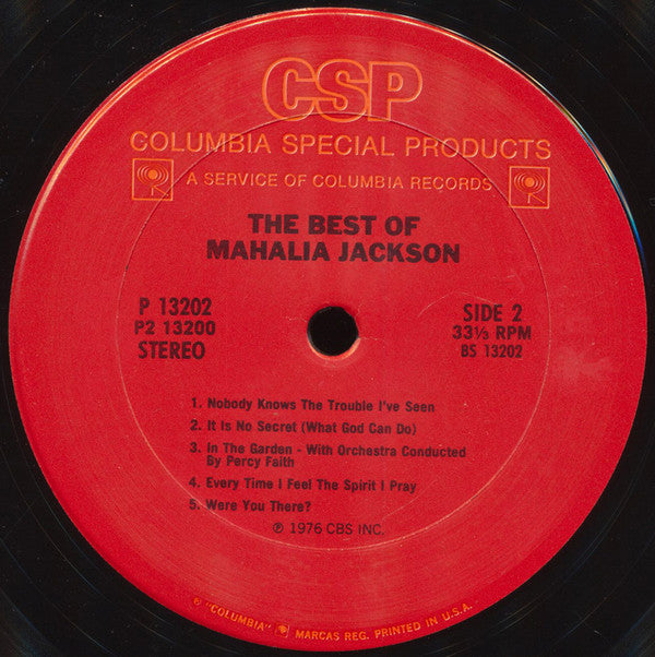 Mahalia Jackson - The Best Of Mahalia Jackson - Hymns, Spirituals & Songs Of Inspiration