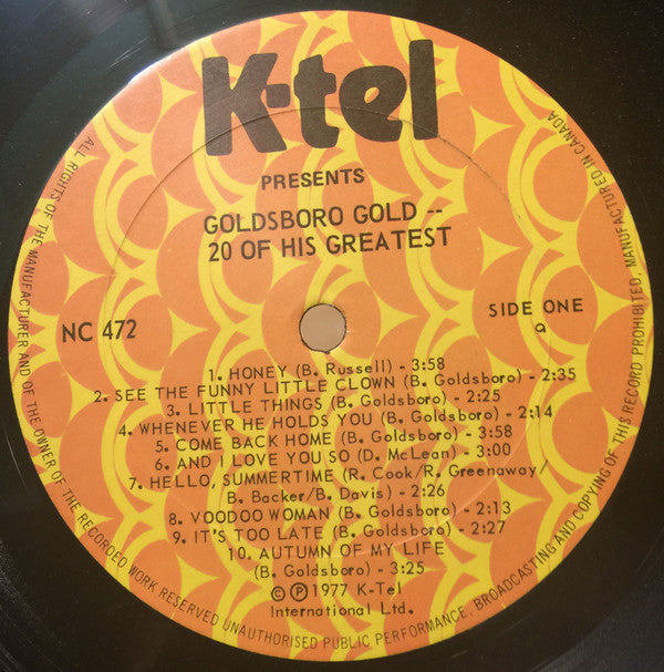 Bobby Goldsboro - Goldsboro Gold