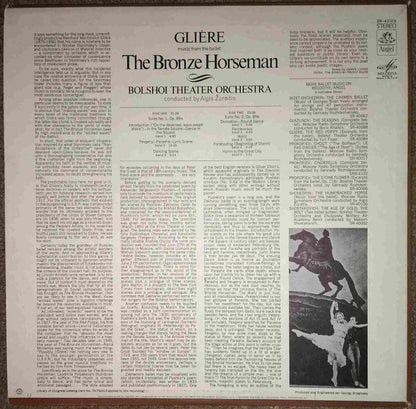 Reinhold Glière, Algis Žiūraitis, Bolshoi Theatre Orchestra - Music From The Ballet - The Bronze Horseman