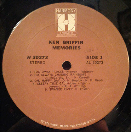 Ken Griffin - Memories