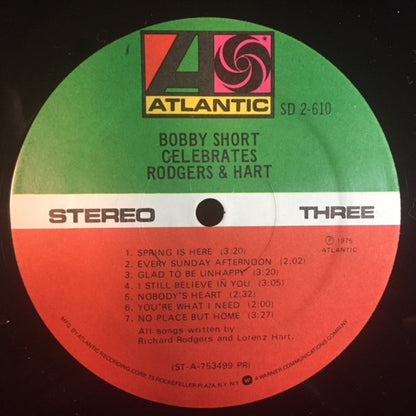 Bobby Short - Bobby Short Celebrates Rodgers & Hart