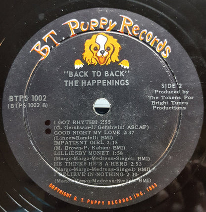 The Happenings, The Tokens - Back To Back