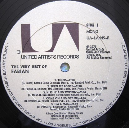 Fabian - The Very Best Of Fabian