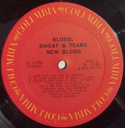 Blood, Sweat And Tears - New Blood