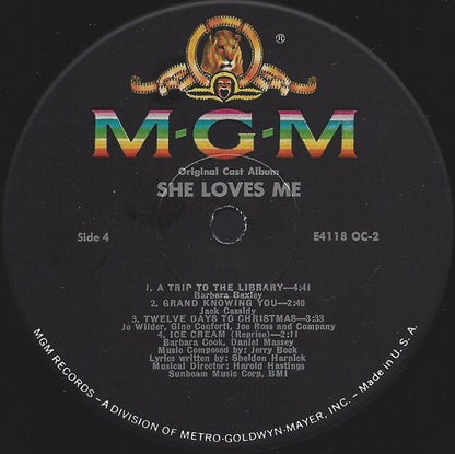 Barbara Cook, Daniel Massey, Barbara Baxley - She Loves Me (The Original Cast Album)