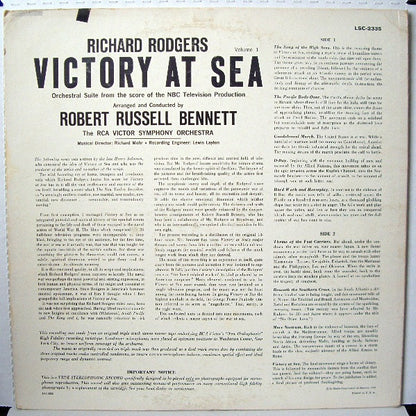 Richard Rodgers, Robert Russell Bennett, RCA Victor Symphony Orchestra - Victory At Sea Volume 1