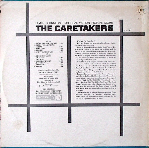 Elmer Bernstein - The Caretakers (Original Motion Picture Score)