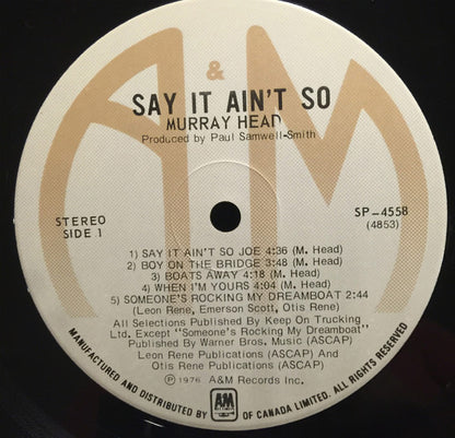Murray Head - Say It Ain't So