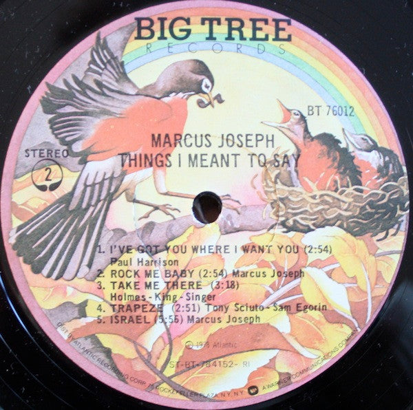 Marcus Joseph - Things I Meant To Say