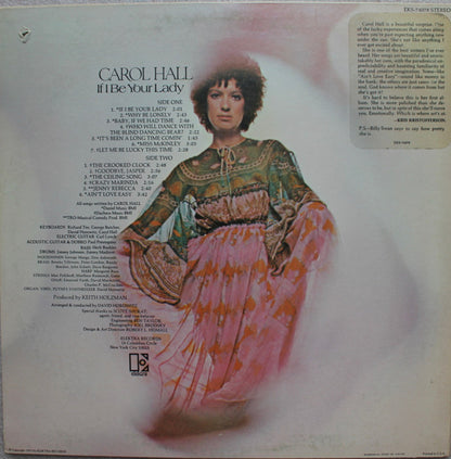 Carol Hall - If I Be Your Lady