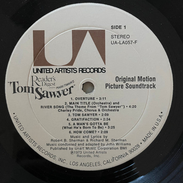 Richard M. Sherman, Robert B. Sherman, John Williams (4) - Tom Sawyer Original Motion Picture Soundtrack