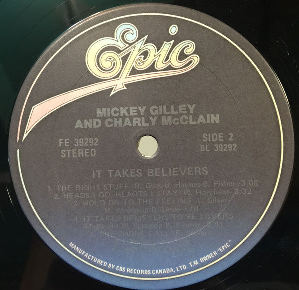 Mickey Gilley, Charly McClain - It Takes Believers