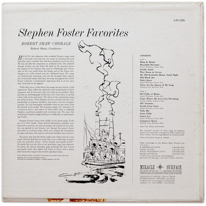 Stephen Foster, The Robert Shaw Chorale - Stephen Foster Favorites
