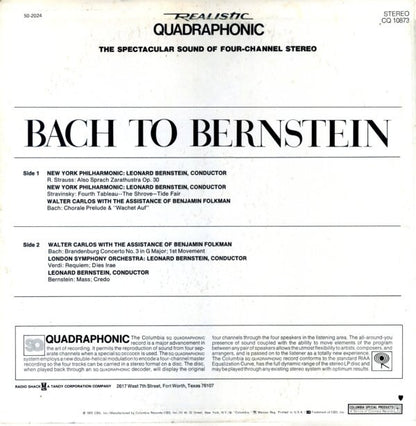 Various - Bach To Bernstein