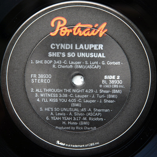 Cyndi Lauper - She's So Unusual