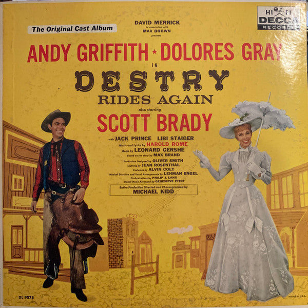 Andy Griffith, Dolores Gray - Destry Rides Again - The Original Cast Album