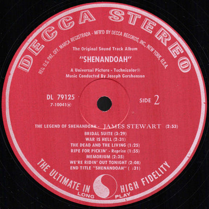 Joseph Gershenson - Shenandoah, The Original Soundtrack Album